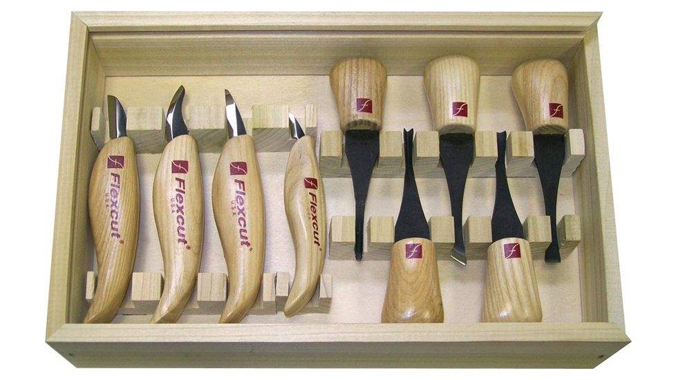 Flexcut Deluxe Palm and Knife Set FLEXKN700