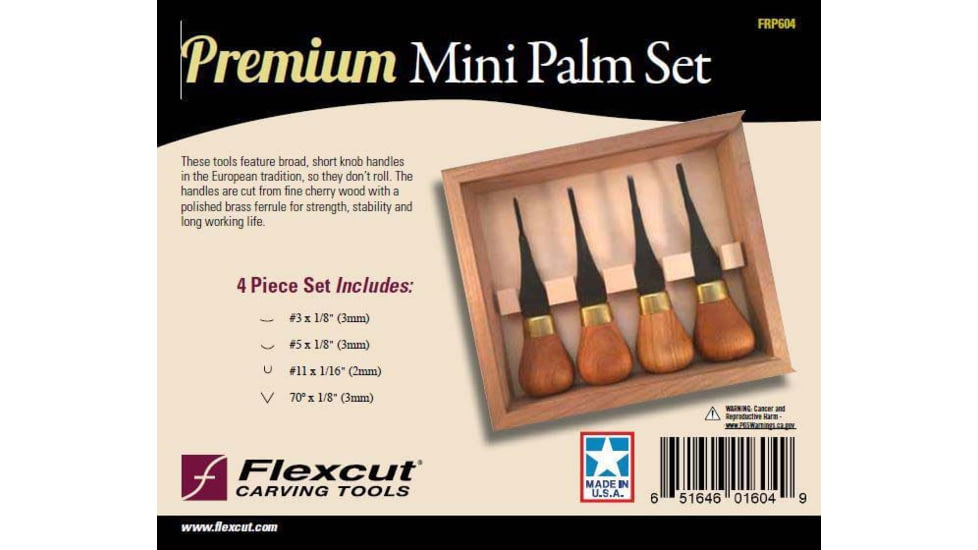 Flexcut Premium Mini-Palm Set