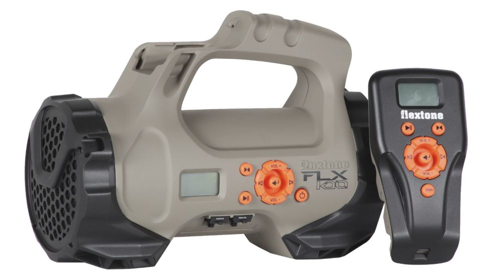 Plano FLX100 Large Electronic Game Call w/ Remote Control - 100 Calls, Grey/Black FLX100