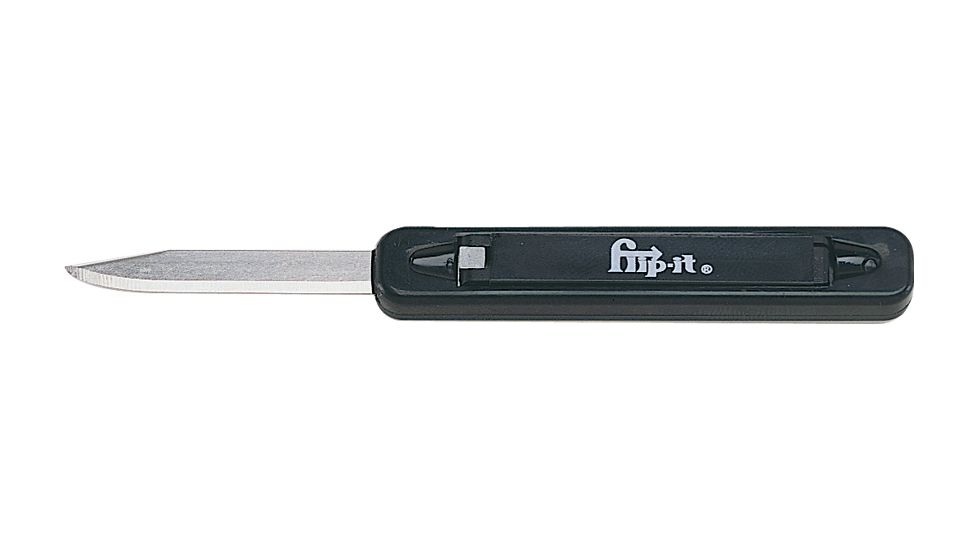 Flip-It Pocket Knife Folding Knife, Black Composition Handle FL250