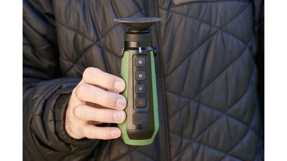 FLIR Systems Scout TK Pocket-Sized Thermal Monocular, Detector 160 X 120, Black/Green 431-0012-21-00S