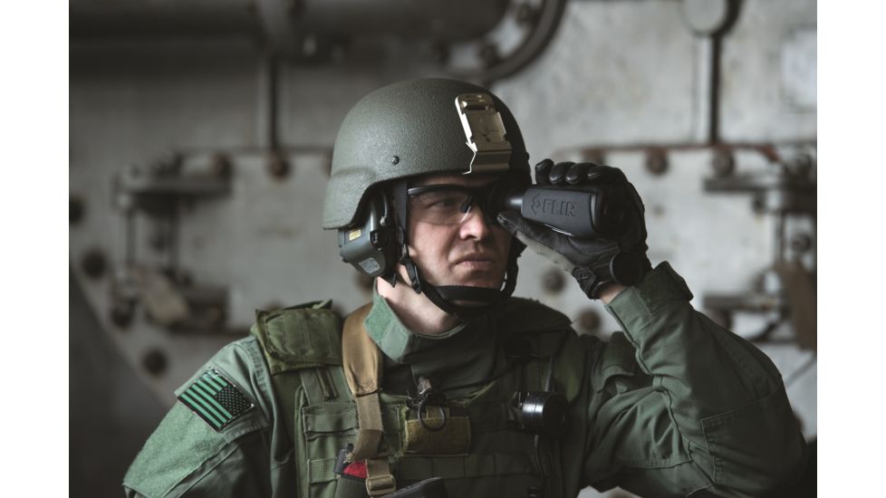 FLIR Systems LS-XR Compact Handheld Thermal Nightvision Monocular in Use, EDEMO1