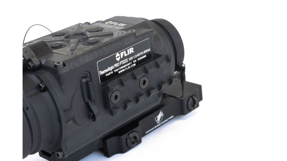 Rearmed, FLIR Systems Thermosight Pro PTS233, 320 1.5-6x19 60Hz Thermal Imaging Weapon Sight, FLIR Boson-320x256 12m 60Hz Core, 19 mm Lens, Black, TAB173WN9RX0011