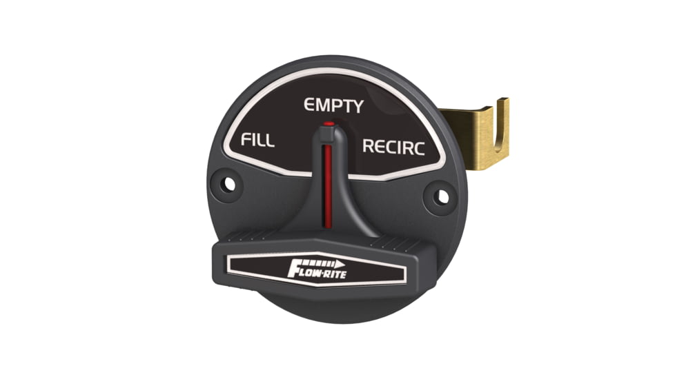 Flow-Rite System 4 Actuator Fill/EMPTy/Recirc - Actuator, Black/White, MC-1-04-100