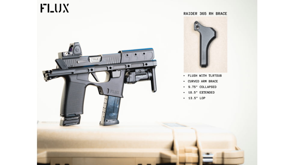 FLUX DEFENSE Raider 365 Fixed Stabilizing Brace Endplate - Right Hand