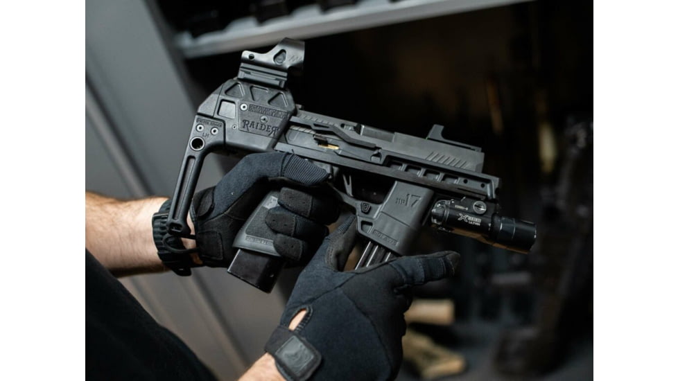 FLUX DEFENSE Raider X P320 Fixed Stabilizing Brace - Left Hand