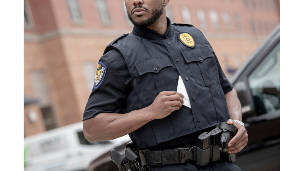 Flying Cross Exodefender Vest Cover, Lapd Navy - FC2010VC86LARGESHORT