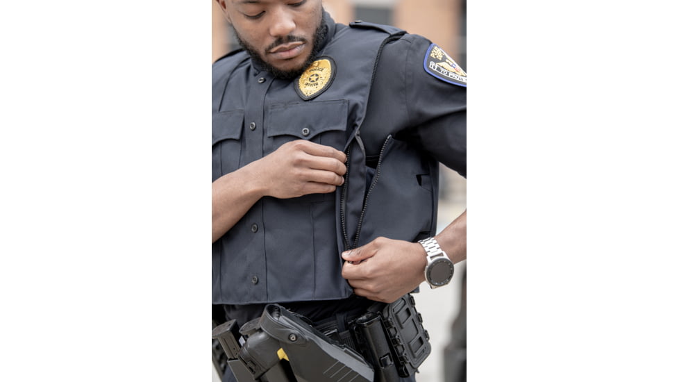 Flying Cross Exodefender Vest Cover, Lapd Navy - FC2010VC86LARGESHORT