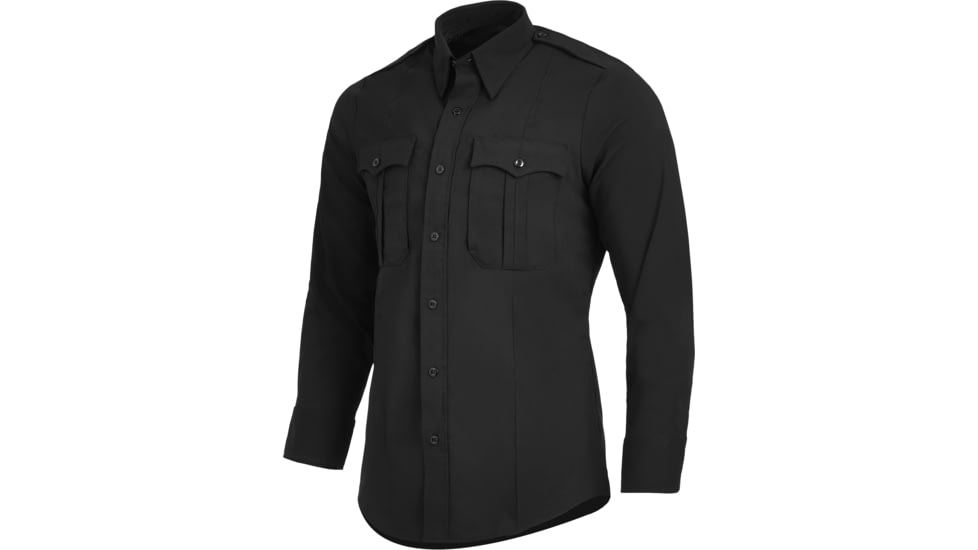 Flying Cross Prime Flex Long Sleeve Class A Shirt - Mens, Black, Neck 19.0/19.5, Sleeve 34/35, FLC-PS10201019.0/19.534/35