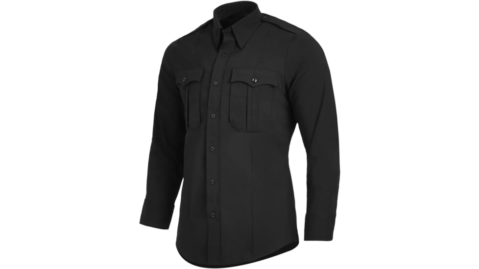 Flying Cross Prime Flex Long Sleeve Hybrid Shirt - Mens, Black, 2XL, Regular, FLC-PS1020VS102XLREG