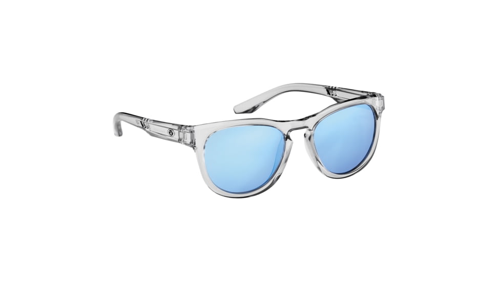 Flying Fisherman 7823GSB Breakers Sunglasses, Crystal Gray Frame Blue Mirror Lenses, 7823GSB