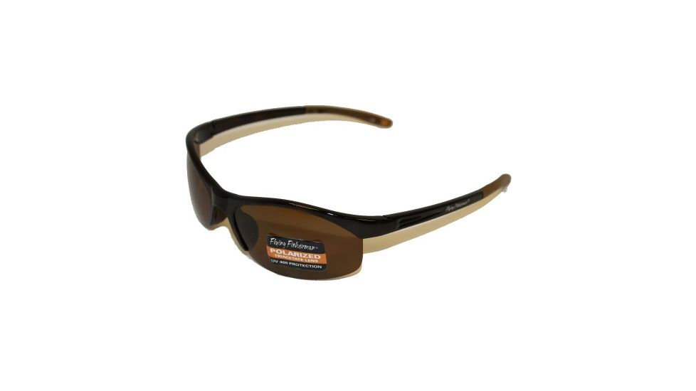 Flying Fisherman Fatham Sunglasses, Tortoise Frame/Amber 103622