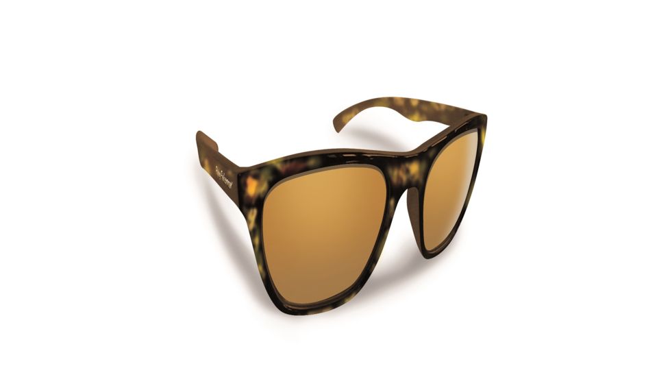 Flying Fisherman Fowey Sunglasses, Tortoise Frame/Amber 4002813