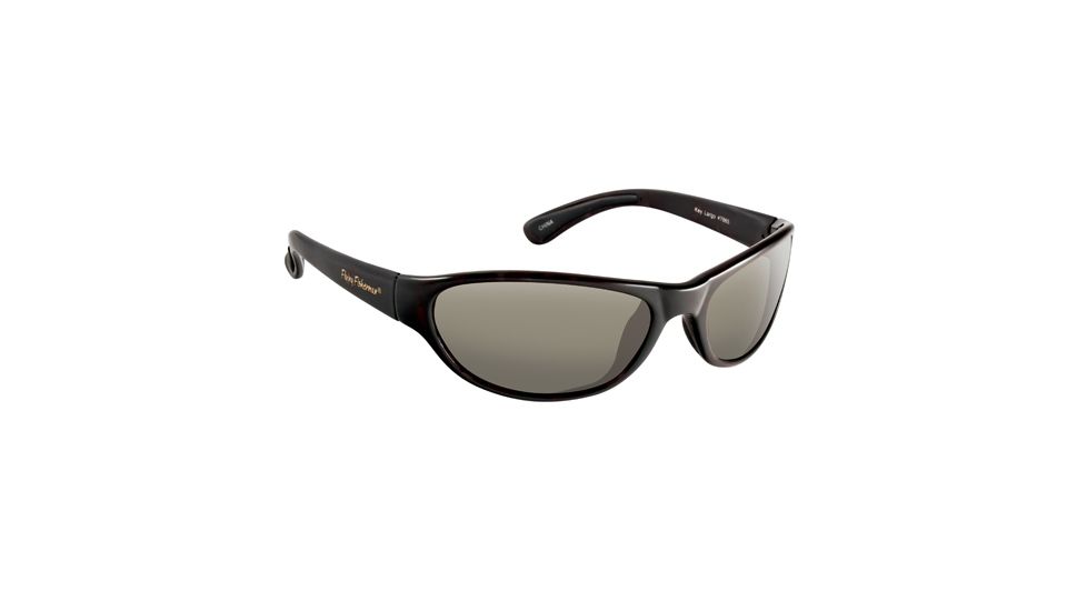 Flying Fisherman Key Largo Sunglasses, Matte Black/Smoke 101963