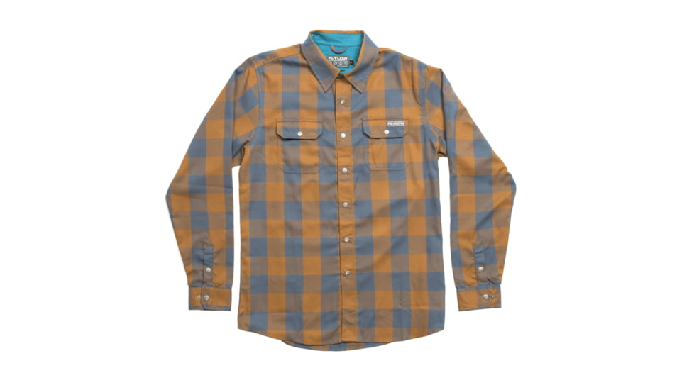 FlyLow Handlebar Tech Flannel - Men's-Night/Sepia Plaid-Small