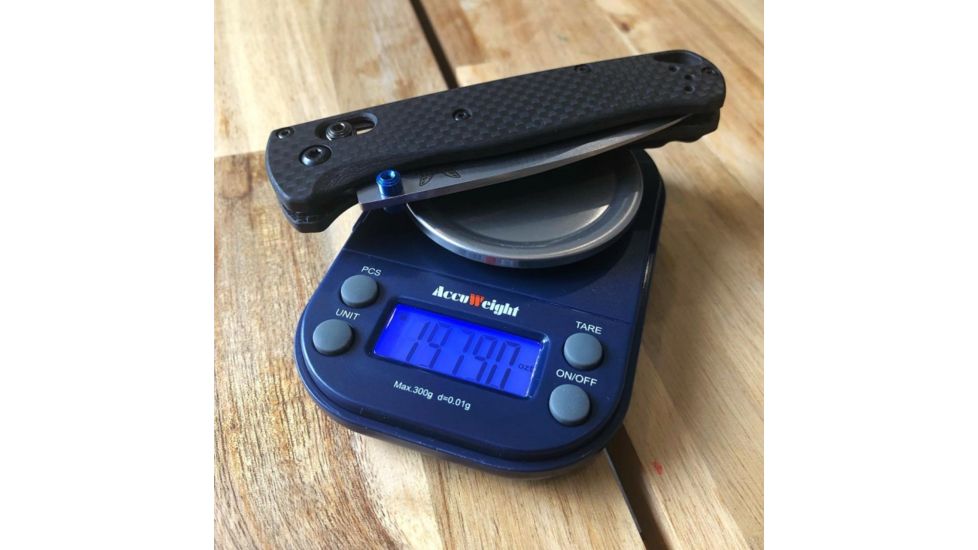 Flytanium Carbon Fiber Scales for Benchmade Bugout, Matte, FLY-375