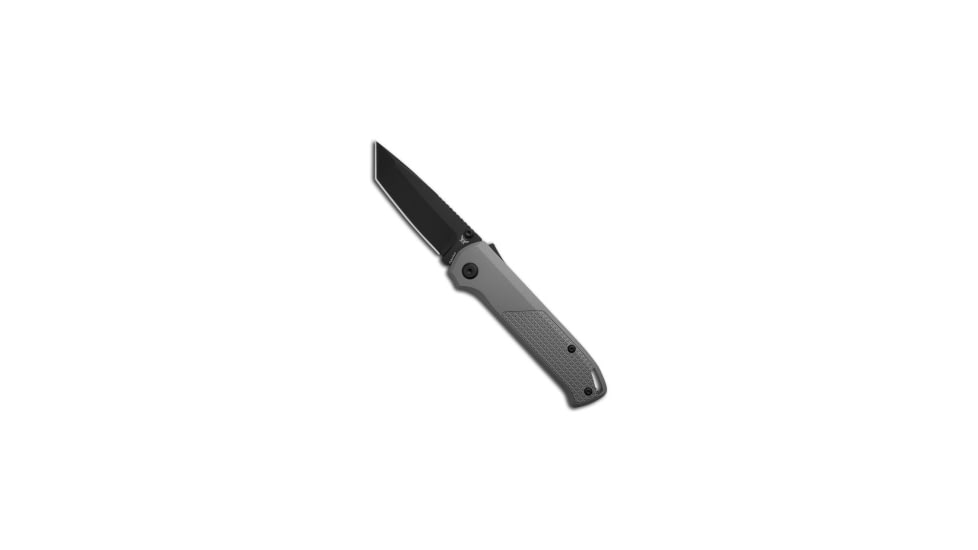 Flytanium Flytanium Arcade Pro Tanto Shark-Lock Knife Titanium 3.2" DLC 20CV, Gray, CPM 20CV, adult, BHQ-218724