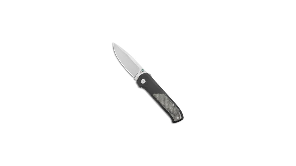 Flytanium Flytanium Arcade Shark-Lock Knife Black Aluminum w/Black Micarta 3.2" SW, Black, CPM S35VN, adult, BHQ-195857