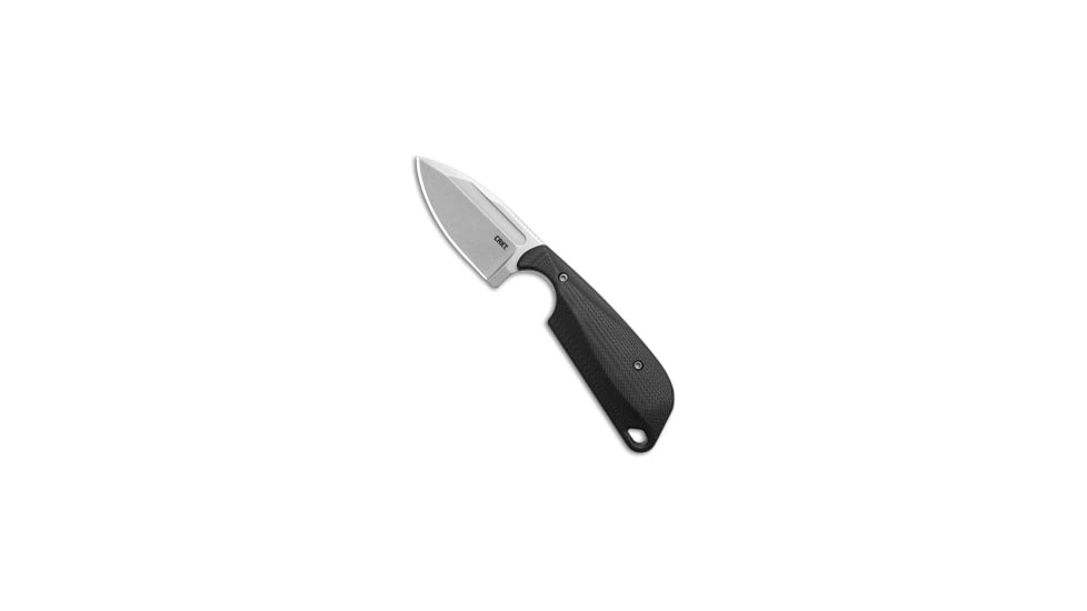 Flytanium Flytanium Black G-10 + CRKT Folts Minimalist Fixed Neck Knife 2.25" SW, Black, 8Cr13MoV, adult, BHQ-164902