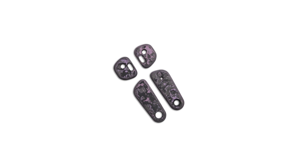 Flytanium CF Scales for James Brand Redstone Knife, Black/Purple, One Size, BHQ-205351