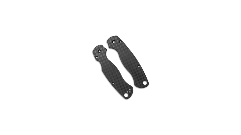 Flytanium Classic Scales for Spyderco Paramilitary 2 Knife, Black, 4.81 inch, BHQ-136604