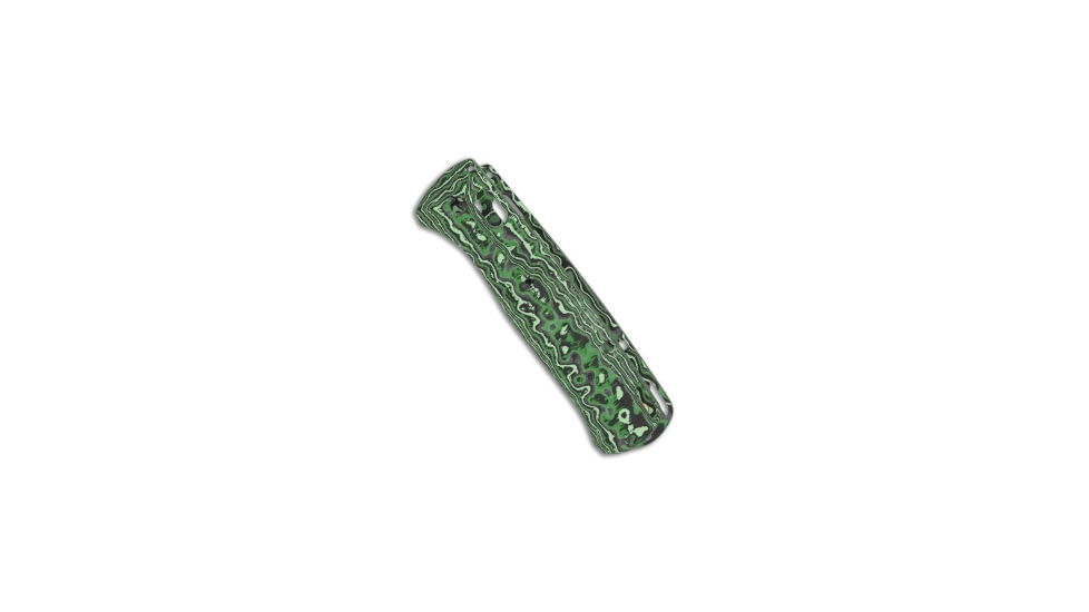 Flytanium Crossfade CF Scales for Benchmade Bugout Knife, Matte, Black/Green, One Size, BHQ-205358