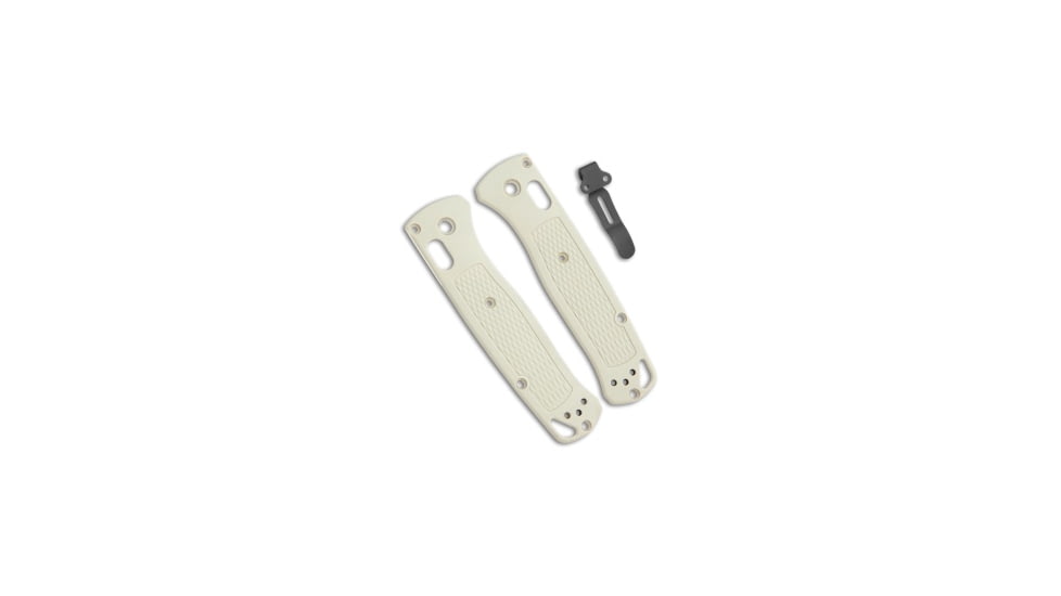 Flytanium Crossfade CF Scales for Benchmade Bugout Knife, Matte, Black/White, One Size, BHQ-205357