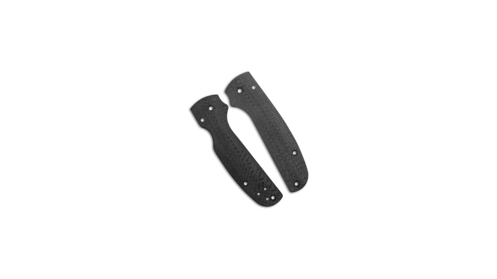 Flytanium Custom Lotus Scales for Spyderco Shaman Knife, Black, 4.375 inch, BHQ-189511
