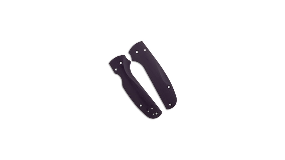 Flytanium Custom Lotus Scales for Spyderco Shaman Knife, Purple, 4.375 inch, BHQ-189513