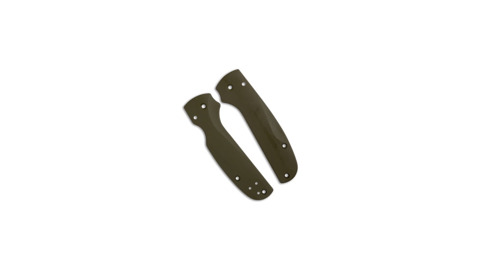 Flytanium Custom Lotus Scales for Spyderco Shaman Knife, OD Green, 4.375 inch, BHQ-189515