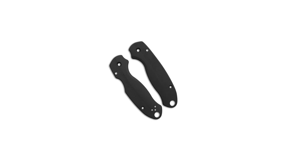Flytanium Custom Loop Scales for Spyderco Para 3 Knife, Void Black, 4.25 inch, BHQ-222453