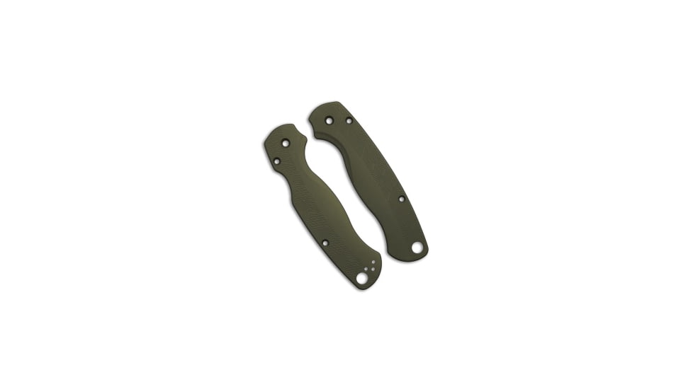 Flytanium Custom Loop Scales for Spyderco Paramilitary 2 Knife, Olive Drab, 4.75 inch, BHQ-222450