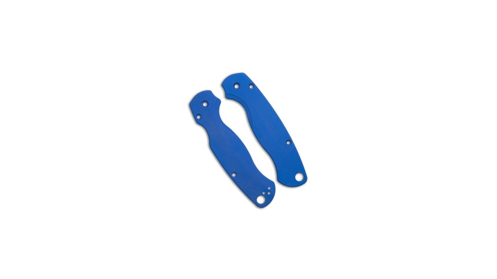 Flytanium Custom Loop Scales for Spyderco Paramilitary 2 Knife, Static Blue, 4.75 inch, BHQ-222451