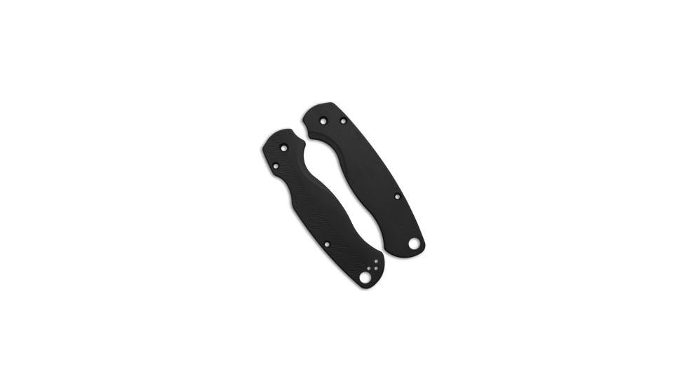 Flytanium Custom Loop Scales for Spyderco Paramilitary 2 Knife, Void Black, 4.75 inch, BHQ-222448