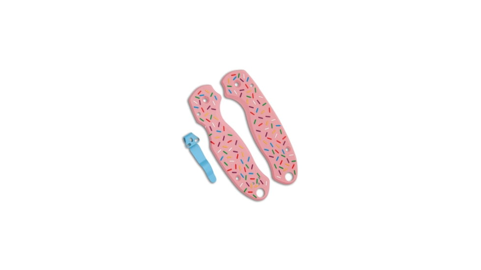 Flytanium Dessert Warrior Spyderco Para 3 Replacement Scales, Pink, 4.25 inch, BHQ-208052