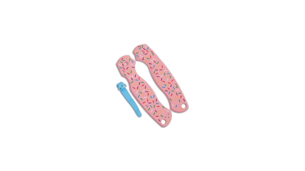 Flytanium Dessert Warrior Spyderco Paramilitary 2 Replacement Scales, Pink, 4.75 inch, BHQ-208051