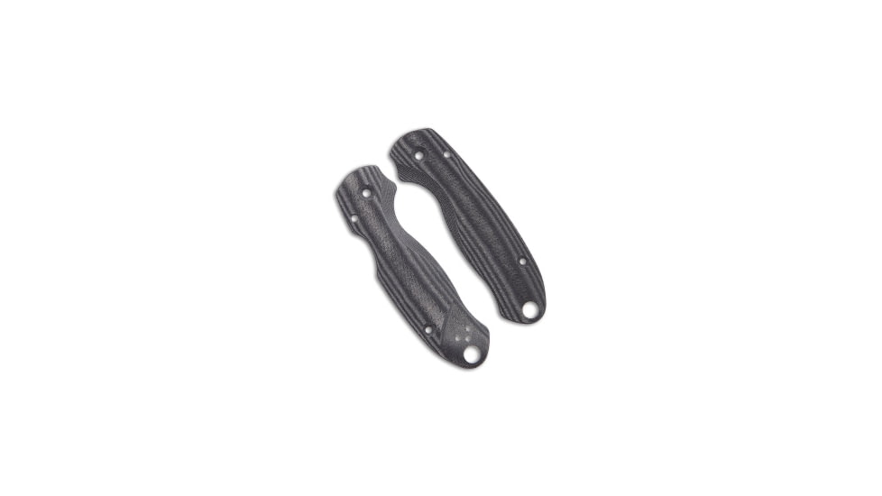 Flytanium Lotus Scales for Spyderco Para 3 Knife, Black, 4.25 inch, BHQ-178022