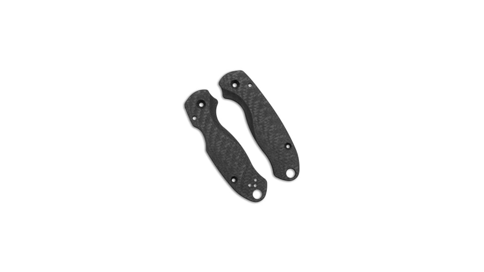 Flytanium Lotus Scales for Spyderco Paramilitary 3 Knife, Standard, Black, 4.50 inch, BHQ-178018