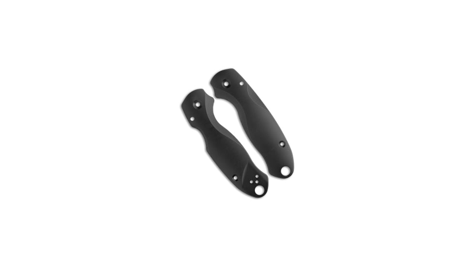 Flytanium Lotus Titanium Scales for Spyderco Para 3 Knife, Black, 4.25 inch, BHQ-183581