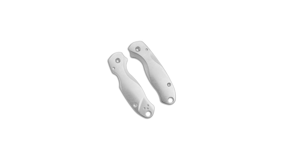 Flytanium Lotus Titanium Scales for Spyderco Para 3 Knife, Gray, 4.25 inch, BHQ-178014