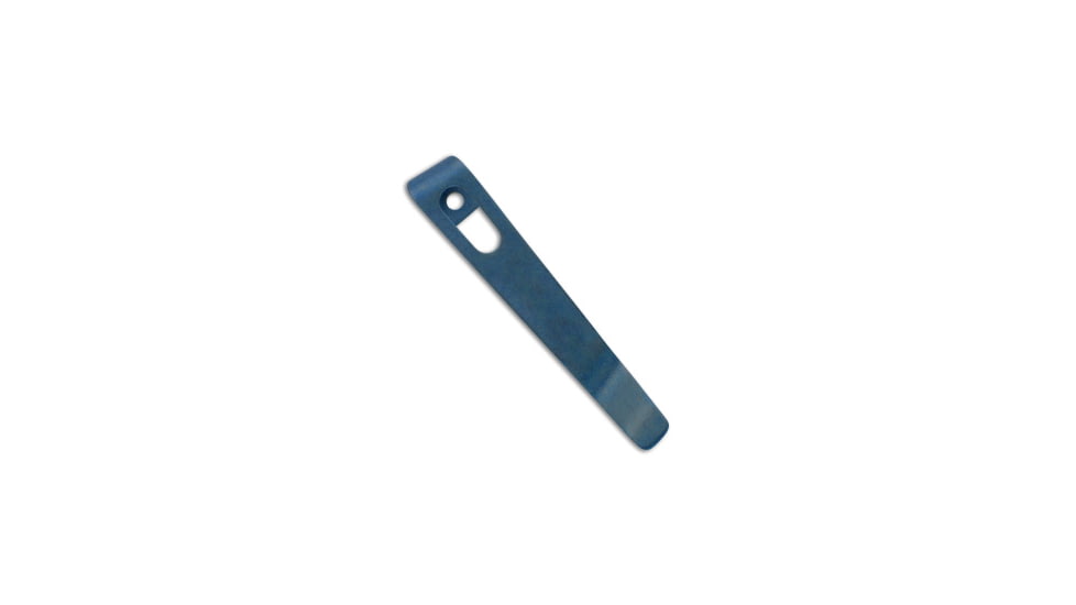 Flytanium Flytanium Pocket Clip for Boker Kalashnikov - Blue Anodized Titanium, adult, BHQ-174280