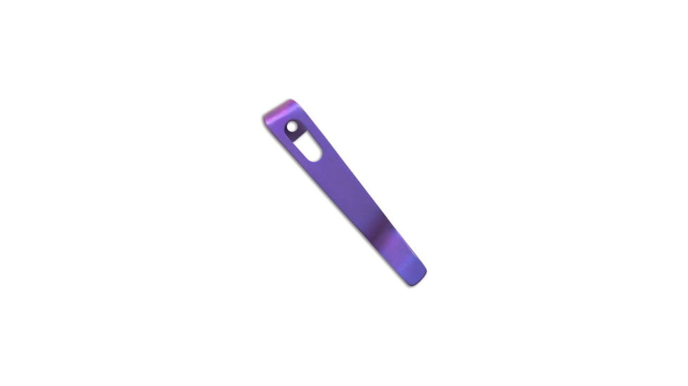 Flytanium Flytanium Pocket Clip for Boker Kalashnikov - Magenta Anodized Titanium, adult, BHQ-188038