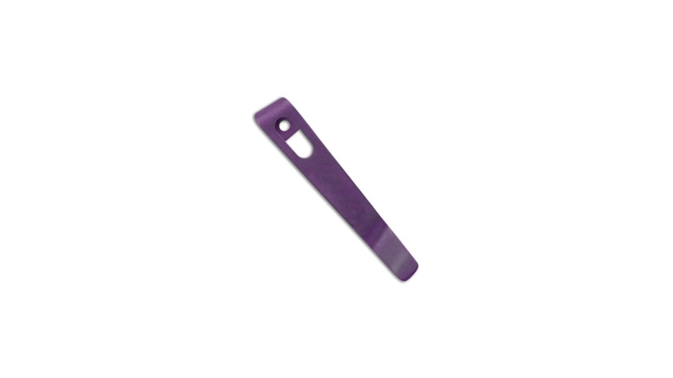 Flytanium Flytanium Pocket Clip for Boker Kalashnikov - Purple Anodized Titanium, adult, BHQ-174278