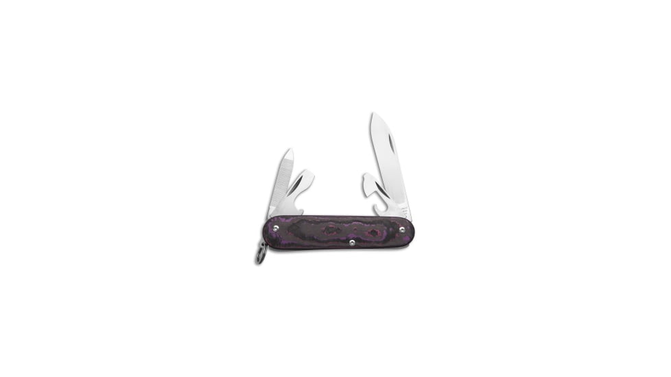 Flytanium Flytanium Purple Haze Fat Carbon + Victorinox Cadet Knife, Black/Purple/Pink, adult, BHQ-208578