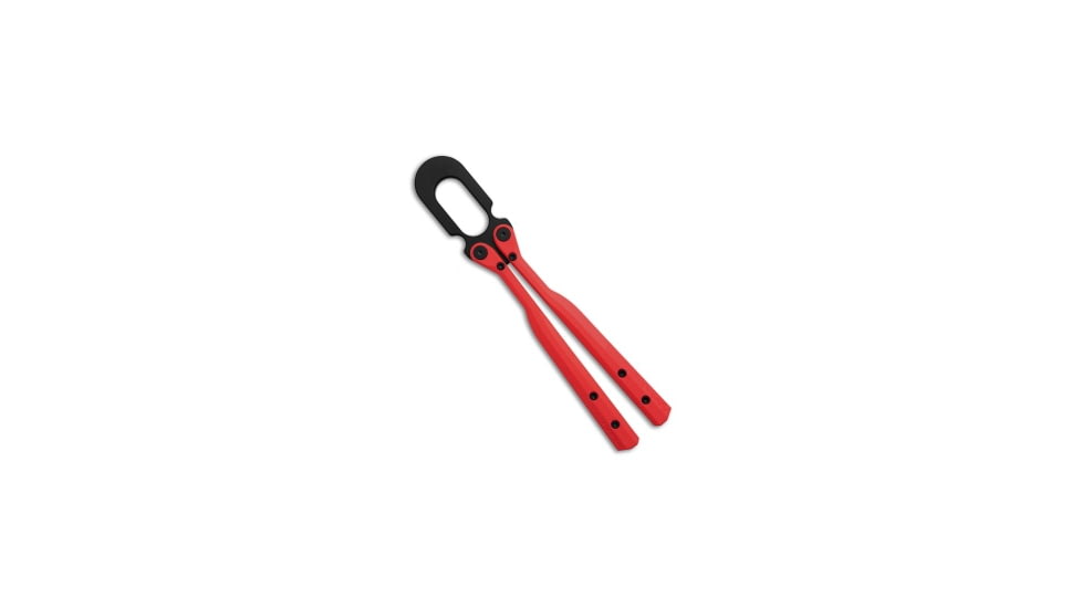 Flytanium U.F.O. Unidentified Flipping Object Training Knife, 2.25in, Stainless Steel, Trainer Blade, Polymer, Lava Red Handle, Lava Red/Black, 8.00 inch, BHQ-204741