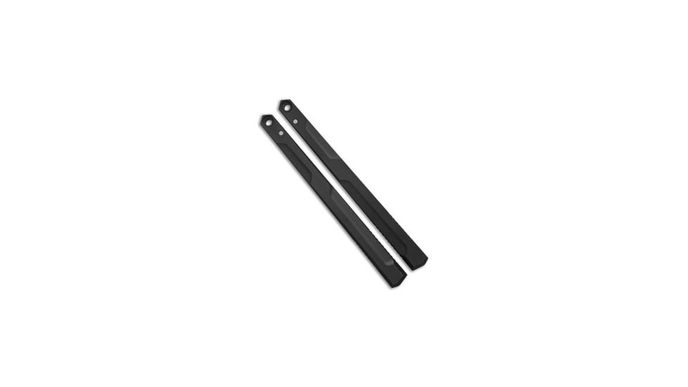 Flytanium v1.5 Channel Aluminum Handles for Kershaw Lucha Balisong Knife, Black, 6.00 inch, BHQ-144290