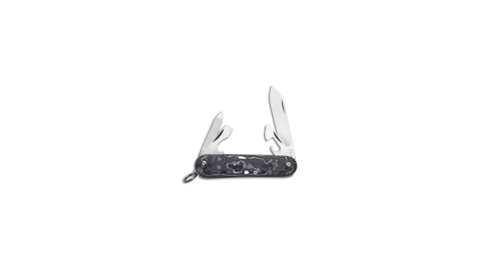 Flytanium Flytanium White Storm Fat Carbon + Victorinox Cadet Knife, Black/White/Gray, adult, BHQ-208577