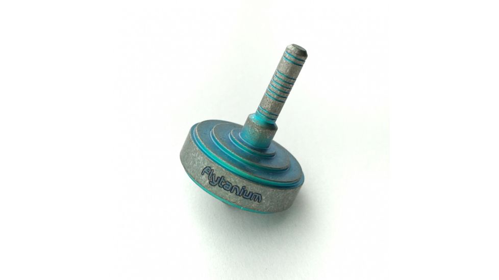 Flytanium Lunar Mini Titanium Spinning Top, Green, FLY-082G