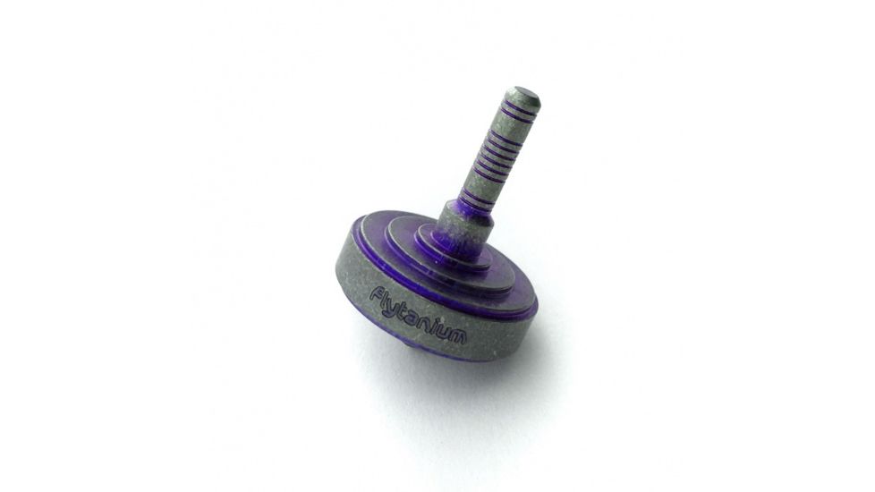 Flytanium Lunar Mini Titanium Spinning Top, Purple, FLY-082P