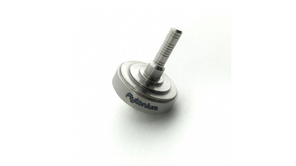 Flytanium Lunar Mini Titanium Spinning Top, Satin, FLY-082S